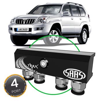 SAAS DB1001-1204 Diff Breather Kit 4 Port fits Toyota Prado 120 Series 02-09
