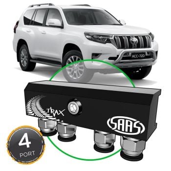 SAAS DB1001-1206 Diff Breather Kit 4 Port fits Toyota Prado 150 Series 2009-on