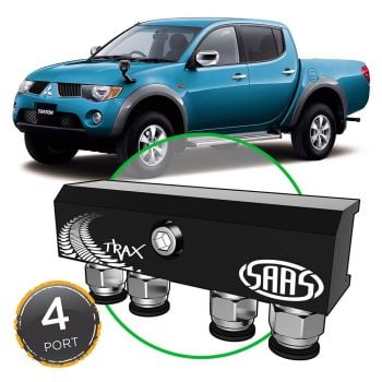 SAAS DB1001-3101 Diff Breather Kit 4 Port incl Nylon Bushes fits Mitsubishi Triton ML-MN 200