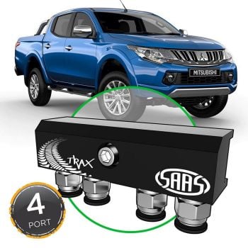 SAAS DB1001-3103 Diff Breather Kit 4 Port incl Nylon Bushes fits Mitsubishi Triton MQ-MR 201