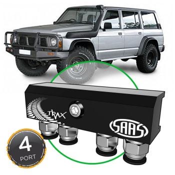 SAAS DB1001-4203 Diff Breather Kit 4 Port fits Nissan Patrol GU Y61 97-15