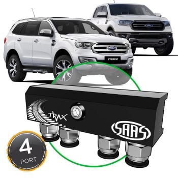 SAAS DB1002-2102 Diff Breather Kit 4 Port fits Ford Ranger/EVEREST 2015-on M8 Thread