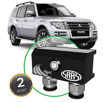 SAAS DB1010-3204 Diff Breather Kit 2 Port incl Nylon Bushes Mitsubishi Pajero NS-NX 200