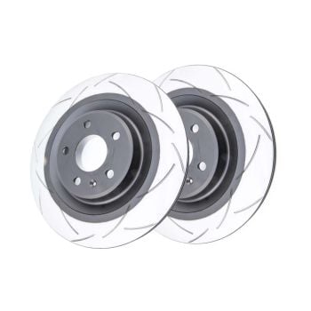 DBA DBA2847X Pair Street Series X Gold Cross-Drilled & Slotted Brake Disc Rotor