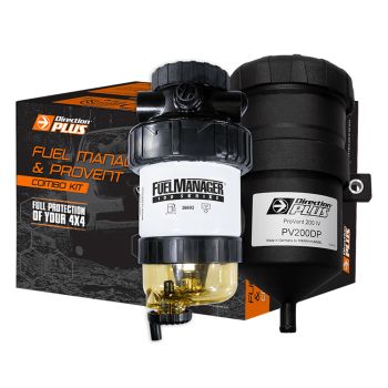 Direction Plus PFPV645DPK Fuel Manager Post-Filter + Catch Can Kit fits D-Max / MU-X / BT-50 2020On