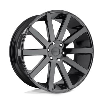 DUB S219 SHOT CALLA 22x9.5 6x139.7 +20 Offset Black Wheel
