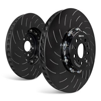 EBC Racing SG Series 2pc Floating Slotted Brake Disc Rotor 345mm Pair SG2F027