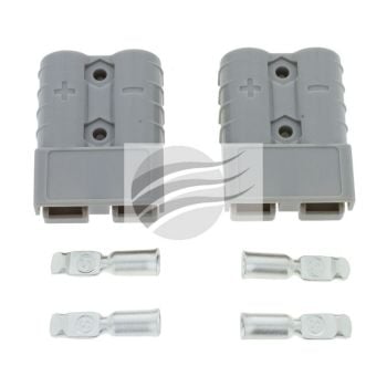 Jaylec ECH9050 50A Connector Grey with Terminals 2-Pack