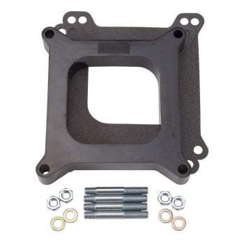 Edelbrock Carburetor Spacer Phenolic Plastic 1" open Spacer ED8710