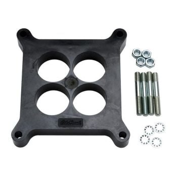 Edelbrock Carburetor Spacer Phenolic Plastic 1" 4-hole Spacer ED8711