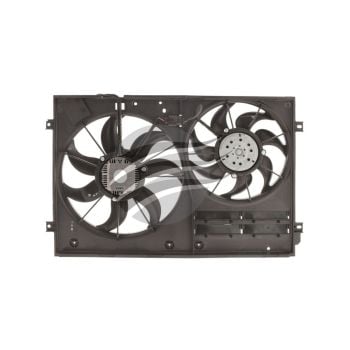 Jayair EF1808 Radiator Fan Dual Assembly fits VW Jetta 1K 06-11/Golf Mk6 10-13
