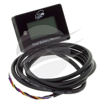 Jaylec EG6000 LCD Digital Dual Voltmeter 12V 5-17V Auto Dimming Backlit