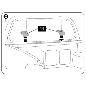 EGR Vehicle Hinge Kit fits Mitsubishi Triton MN 2009-2014 TC-MNTRT-HK