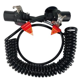 Erich Jaeger EBS3012 EBS/ABS Suzi Coil 7 Core 5.2M Long Tail Road Tough Multivolt