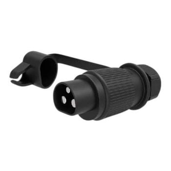 Erich Jaeger TRC1006 Trailer Plug 3P 6-24V 25A Dustcap