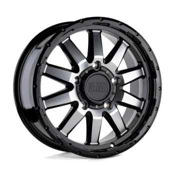Black Rhino Excursion 17x7.5 6x139.7 +35 Offset Black Wheel