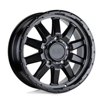 Black Rhino Excursion 18x8 6x139.7 +35 Offset Black Wheel