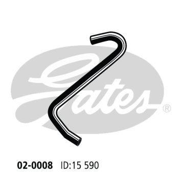 Gates 02-0008 Radiator Hose