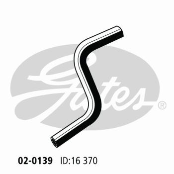 Gates 02-0139 Radiator Hose