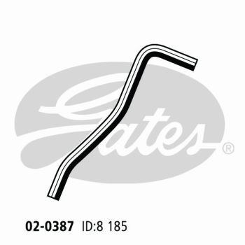 Gates 02-0387 Radiator Hose