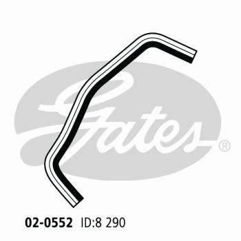 Gates 02-0552 Radiator Hose