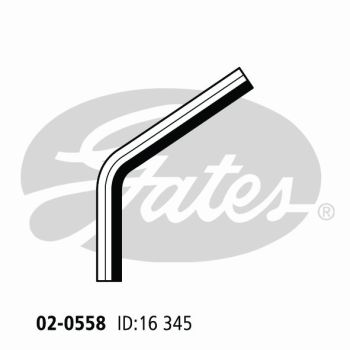 Gates 02-0558 Radiator Hose
