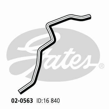Gates 02-0563 Radiator Hose