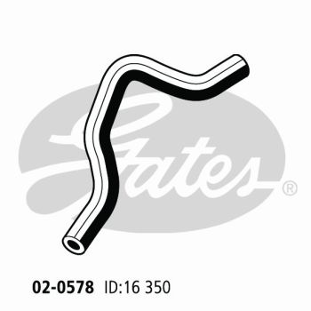Gates 02-0578 Radiator Hose