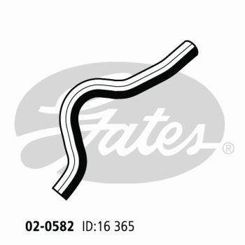 Gates 02-0582 Radiator Hose