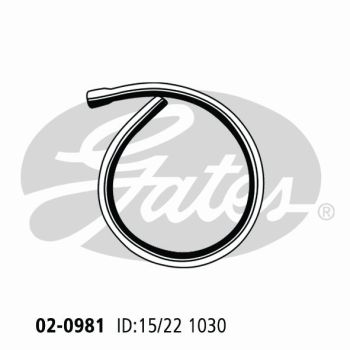 Gates 02-0981 Radiator Hose