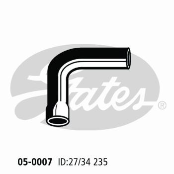 Gates 05-0007 Radiator Hose