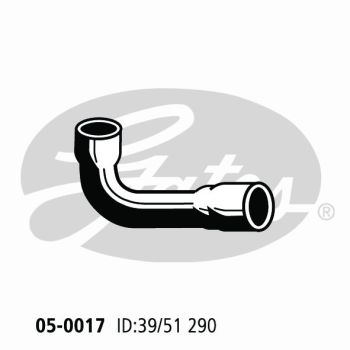 Gates 05-0017 Radiator Hose