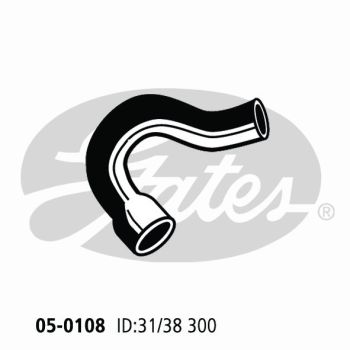 Gates 05-0108 Radiator Hose
