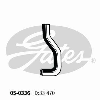 Gates 05-0336 Radiator Hose