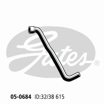 Gates 05-0684 Radiator Hose