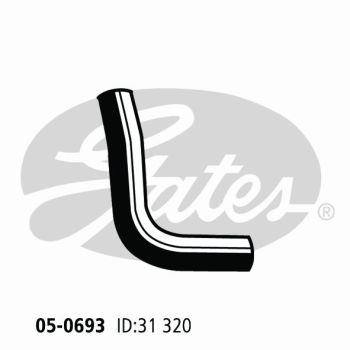 Gates 05-0693 Radiator Hose