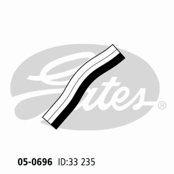 Gates 05-0696 Radiator Hose