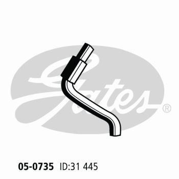 Gates 05-0735 Radiator Hose
