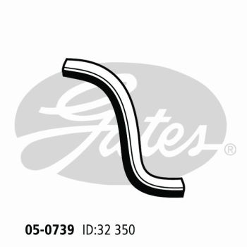 Gates 05-0739 Radiator Hose