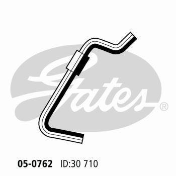 Gates 05-0762 Radiator Hose