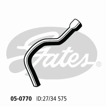 Gates 05-0770 Radiator Hose