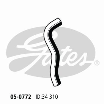 Gates 05-0772 Radiator Hose