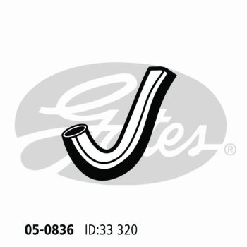 Gates 05-0836 Radiator Hose