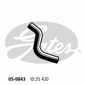 Gates 05-0843 Radiator Hose