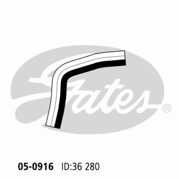 Gates 05-0916 Radiator Hose