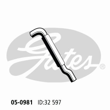 Gates 05-0981 Radiator Hose