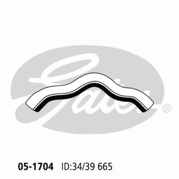 Gates 05-1704 Radiator Hose