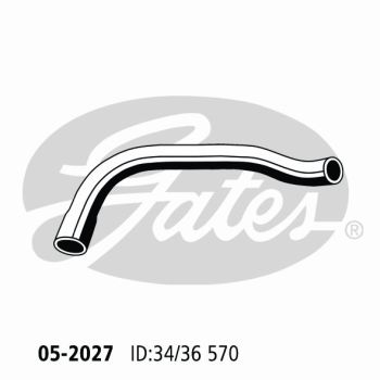 Gates Radiator Hose 05-2027