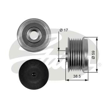 Gates OAP7063 Alternator Freewheel Clutch