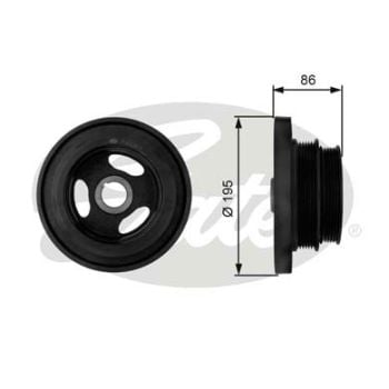 Gates TVD1019 Harmonic Balancer